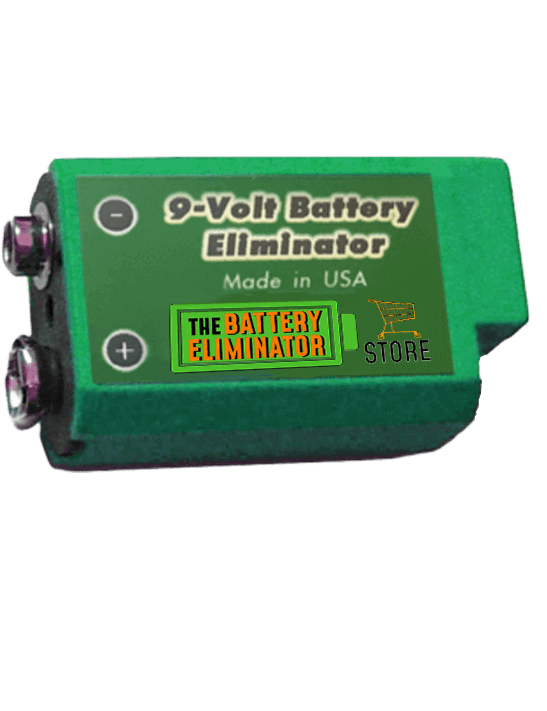 9 Volt Wired/Active Cell - (provides positive and negative terminal access) - Battery Eliminator Store - Battery Replacement, aa battery to ac power, aaa to ac power, dc power, battery to usb, 9 volt battery to ac power, ac power adapter, 2 aa to ac power, 4 aa to ac power, 3 aaa to ac power, 9v to ac power, ac power supply adapter, cr123a, dummy cell, active cell, battery eliminator, replace battery, eliminate battery, remove battery, convert aa to ac power, 6 aa battery, 2 aa battery, 4 aa bat