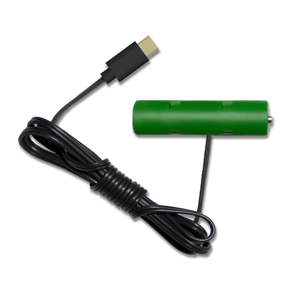1 AA Battery Eliminator - 1.5 Volts - USB Powered-AA Battery Eliminators-Battery Eliminator Store-BE-1AA-USBC-aa battery replacement, aa to ac power, aa to dc power, plug in battery, plug in aa battery, rechargeable aa battery, ac battery aa, power battery, aa to usb power, usb aa battery, aa to dc power, 4 aa battery eliminator, battery substitute