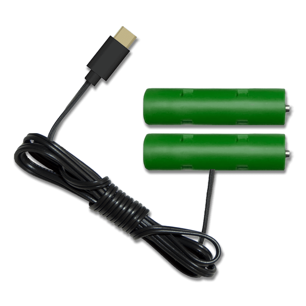2 AA Battery Eliminator - 3 Volts - USB Powered-AA Battery Eliminators-Battery Eliminator Store-BE-2AA-USBC-aa battery replacement, aa to ac power, aa to dc power, plug in battery, plug in aa battery, rechargeable aa battery, ac battery aa, power battery, aa to usb power, usb aa battery, aa to dc power, 4 aa battery eliminator, battery substitute