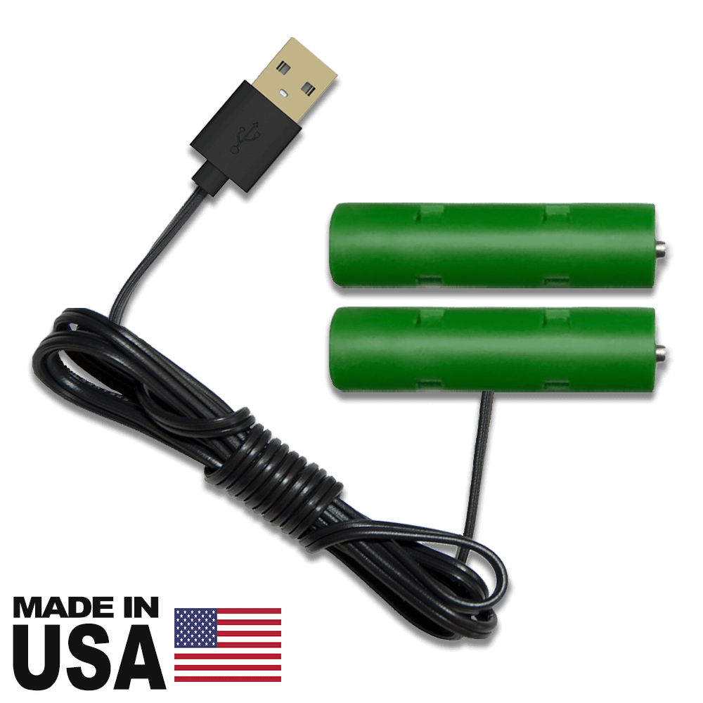 2 AA Battery Eliminator - 3 Volts - USB Powered-AA Battery Eliminators-Battery Eliminator Store-aa battery replacement, aa to ac power, aa to dc power, plug in battery, plug in aa battery, rechargeable aa battery, ac battery aa, power battery, aa to usb power, usb aa battery, aa to dc power, 4 aa battery eliminator, battery substitute