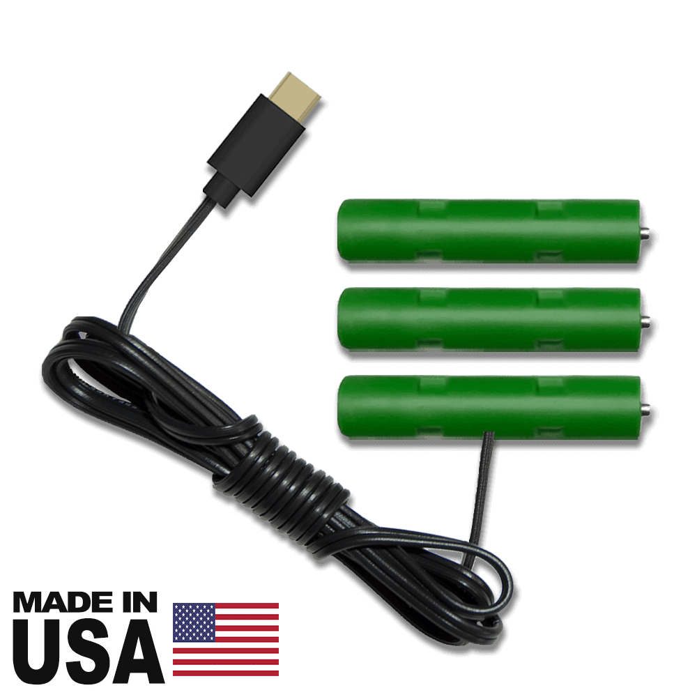 3 AAA Battery Eliminator - 4.5 Volts - USB Powered - Battery Eliminator Store - Battery Replacement, aa battery to ac power, aaa to ac power, dc power, battery to usb, 9 volt battery to ac power, ac power adapter, 2 aa to ac power, 4 aa to ac power, 3 aaa to ac power, 9v to ac power, ac power supply adapter, cr123a, dummy cell, active cell, battery eliminator, replace battery, eliminate battery, remove battery, convert aa to ac power, 6 aa battery, 2 aa battery, 4 aa battery, 9 volt ac, 120v bat