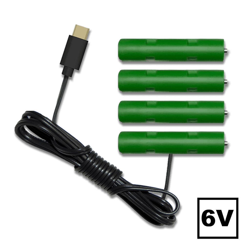 4 AAA Battery Eliminator - 6 Volts - USB Powered - Battery Eliminator Store - Battery Replacement, aa battery to ac power, aaa to ac power, dc power, battery to usb, 9 volt battery to ac power, ac power adapter, 2 aa to ac power, 4 aa to ac power, 3 aaa to ac power, 9v to ac power, ac power supply adapter, cr123a, dummy cell, active cell, battery eliminator, replace battery, eliminate battery, remove battery, convert aa to ac power, 6 aa battery, 2 aa battery, 4 aa battery, 9 volt ac, 120v battery battery p