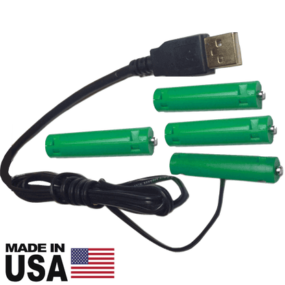 4 AA Battery Eliminator - 6 Volts - USB Powered-AA Battery Eliminators-Battery Eliminator Store-aa battery replacement, aa to ac power, aa to dc power, plug in battery, plug in aa battery, rechargeable aa battery, ac battery aa, power battery, aa to usb power, usb aa battery, aa to dc power, 4 aa battery eliminator, battery substitute