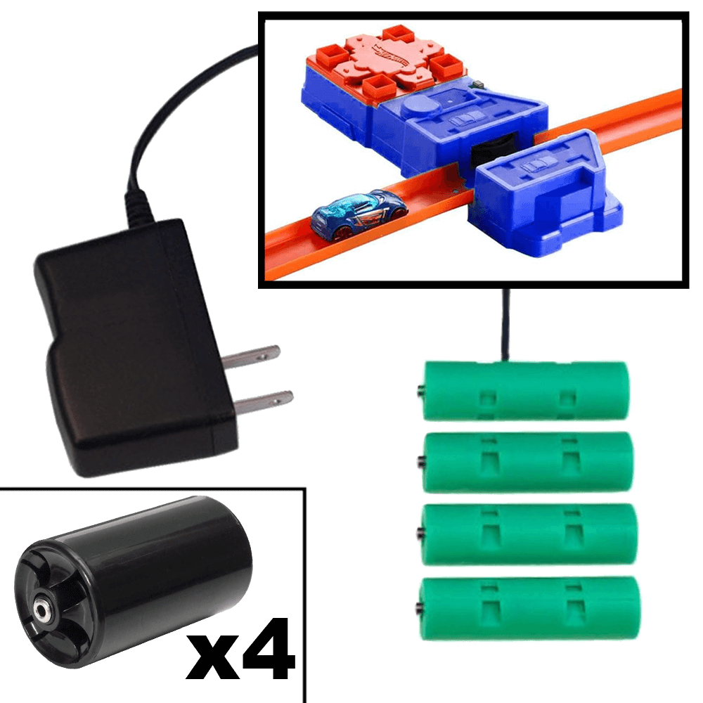4 D Battery Eliminator Kit for Hot Wheels Booster AC Power