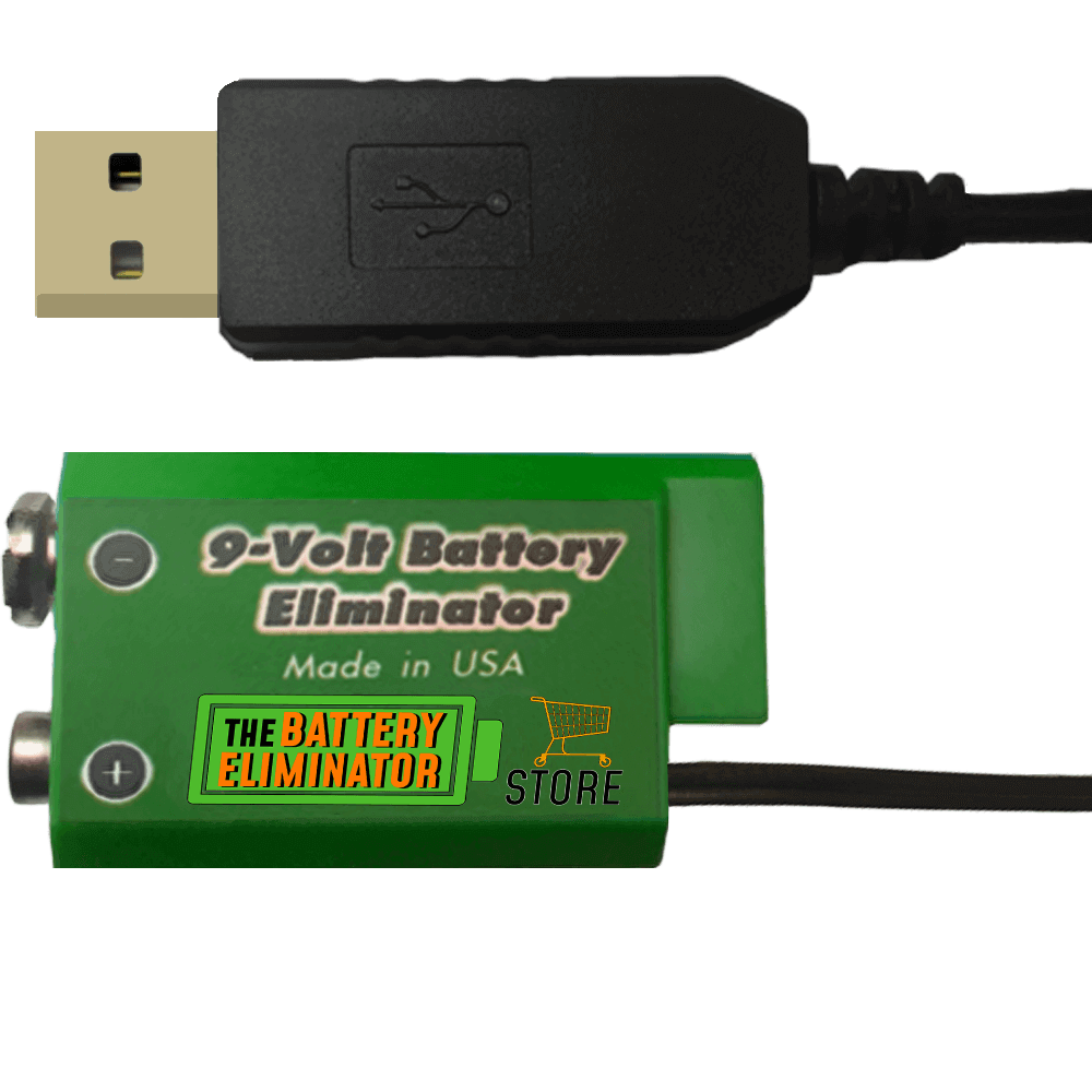 9 Volt Battery Eliminator - USB Powered - Battery Eliminator Store - Battery Replacement, aa battery to ac power, aaa to ac power, dc power, battery to usb, 9 volt battery to ac power, ac power adapter, 2 aa to ac power, 4 aa to ac power, 3 aaa to ac power, 9v to ac power, ac power supply adapter, cr123a, dummy cell, active cell, battery eliminator, replace battery, eliminate battery, remove battery, convert aa to ac power, 6 aa battery, 2 aa battery, 4 aa battery, 9 volt ac, 120v battery batter