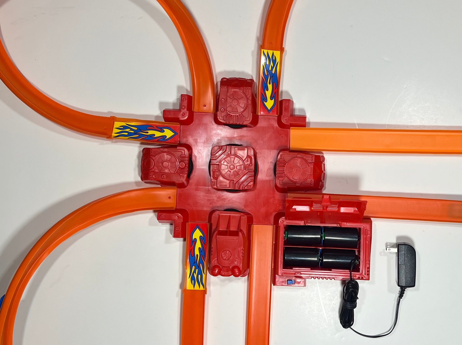 Convert 4 D Batteries to AC Power for Hot Wheels® Booster, AC Power Adapter for Hot Wheels® Booster - Replaces 4 D Batteries, Hot Wheels® Booster Power Conversion Kit - AC Adapter, Replace 4 D Batteries with AC Power for Hot Wheels® Booster, Hot Wheels® B