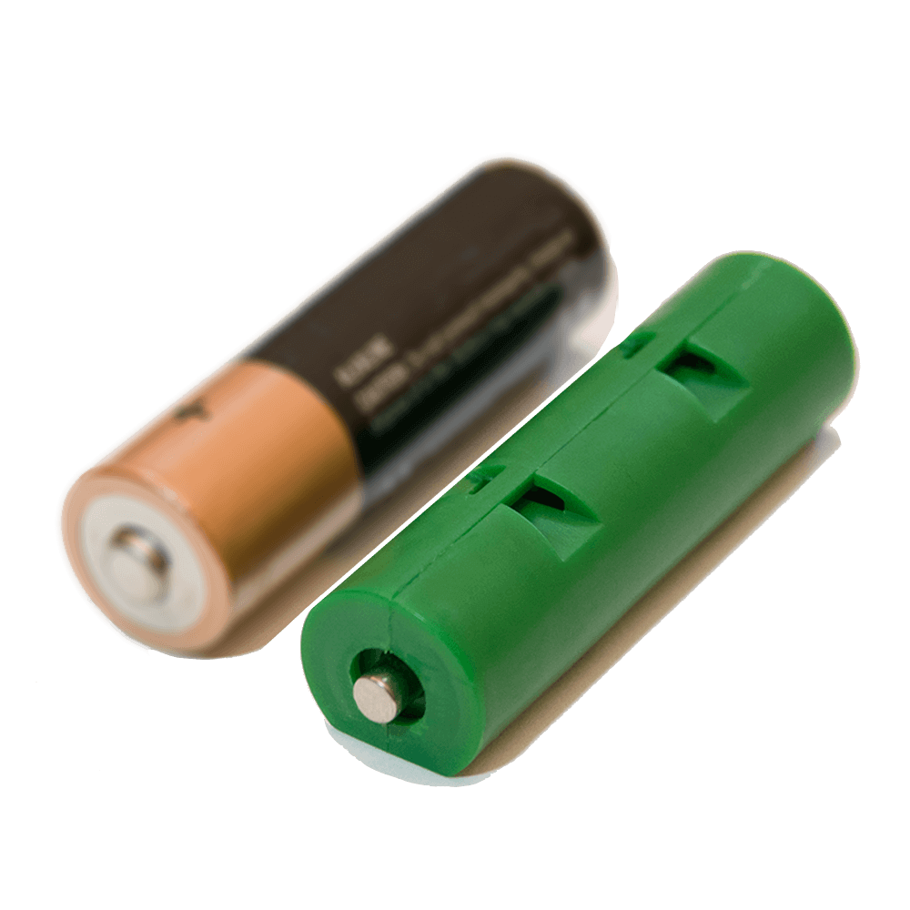 AA Battery Dummy Shorted Cell - Reduce voltage or complete series circuit - "fake battery"-AA Battery Eliminators-Battery Eliminator Store-AA-DUMMY-aa battery replacement, aa to ac power, aa to dc power, plug in battery, plug in aa battery, rechargeable aa battery, ac battery aa, power battery, aa to usb power, usb aa battery, aa to dc power, 4 aa battery eliminator, battery substitute