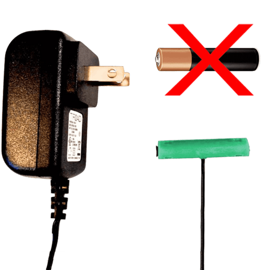 1 AAA Battery Eliminator - 1.5 Volts - AC Powered (120VAC only) - Battery Eliminator Store - Battery Replacement, aa battery to ac power, aaa to ac power, dc power, battery to usb, 9 volt battery to ac power, ac power adapter, 2 aa to ac power, 4 aa to ac power, 3 aaa to ac power, 9v to ac power, ac power supply adapter, cr123a, dummy cell, active cell, battery eliminator, replace battery, eliminate battery, remove battery, convert aa to ac power, 6 aa battery, 2 aa battery, 4 aa battery, 9 volt