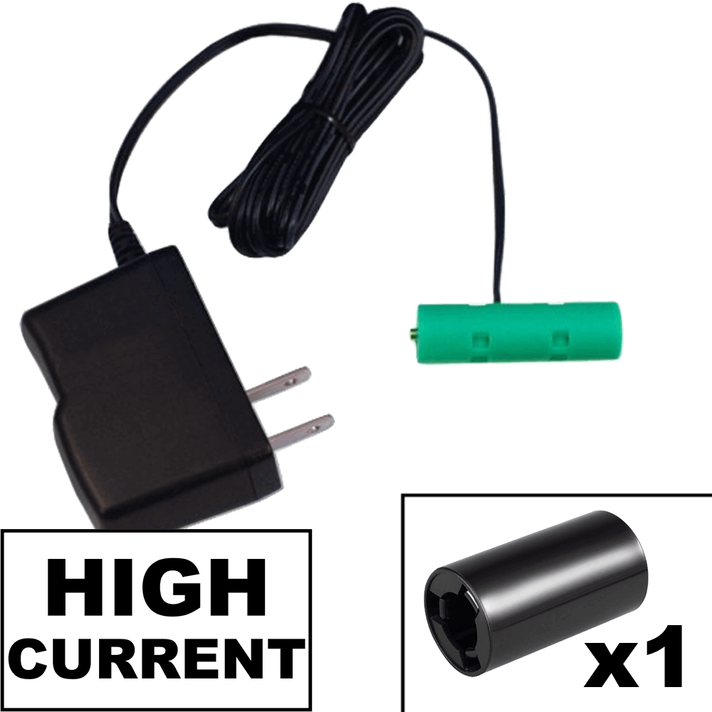 1 C Battery Eliminator Kit - High Current - 1.5 Volts - AC Powered (worldwide compatible) - Battery Eliminator Store - Battery Replacement, aa battery to ac power, aaa to ac power, dc power, battery to usb, 9 volt battery to ac power, ac power adapter, 2 aa to ac power, 4 aa to ac power, 3 aaa to ac power, 9v to ac power, ac power supply adapter, cr123a, dummy cell, active cell, battery eliminator, replace battery, eliminate battery, remove battery, convert aa to ac power, 6 aa battery, 2 aa bat