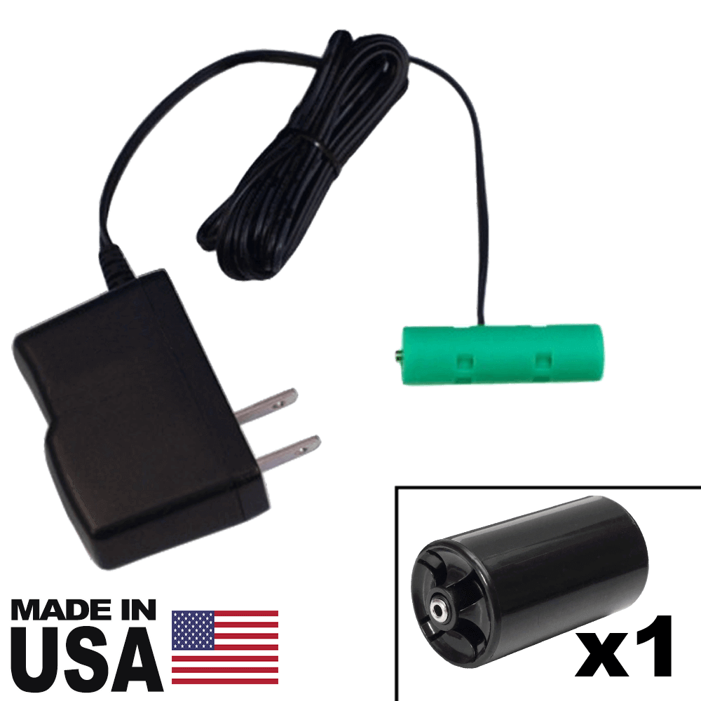 1 D or 1 AA Battery Eliminator - 1.5 Volts - AC Powered (120VAC only) - Battery Eliminator Store - Battery Replacement, aa battery to ac power, aaa to ac power, dc power, battery to usb, 9 volt battery to ac power, ac power adapter, 2 aa to ac power, 4 aa to ac power, 3 aaa to ac power, 9v to ac power, ac power supply adapter, cr123a, dummy cell, active cell, battery eliminator, replace battery, eliminate battery, remove battery, convert aa to ac power, 6 aa battery, 2 aa battery, 4 aa battery,