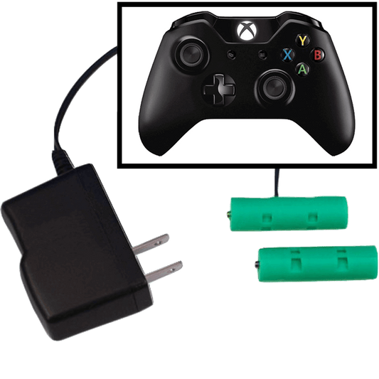 Xbox One Controller 2 AA Battery Eliminator Kit - AC Powered-AA Battery Eliminators-Battery Eliminator Store-BE-2AA-AC-XBOX-aa battery replacement, aa to ac power, aa to dc power, plug in battery, plug in aa battery, rechargeable aa battery, ac battery aa, power battery, aa to usb power, usb aa battery, aa to dc power, 4 aa battery eliminator, battery substitute