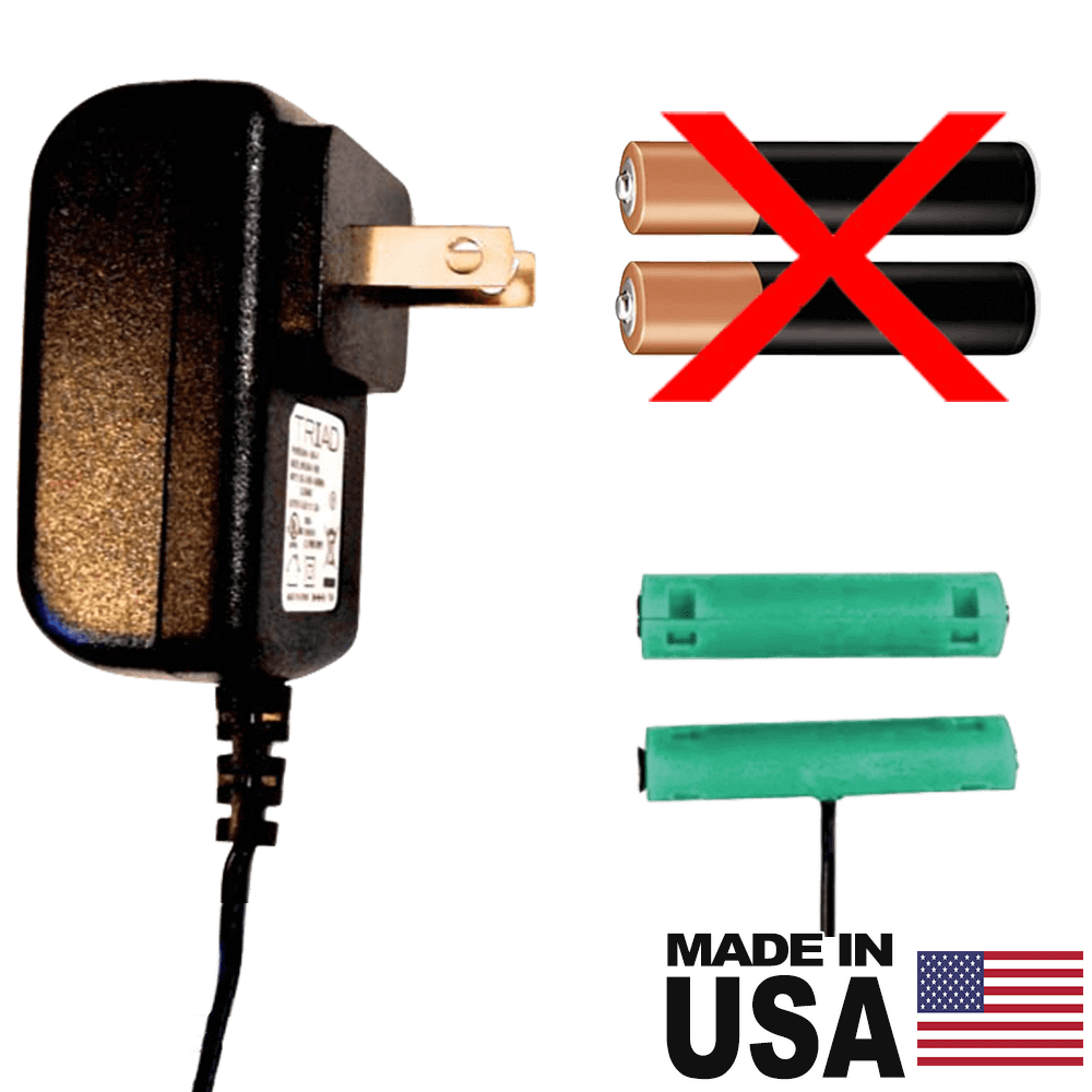 2 AAA Battery Eliminator - 3 Volts - AC Powered (120VAC only) - Battery Eliminator Store - Battery Replacement, aa battery to ac power, aaa to ac power, dc power, battery to usb, 9 volt battery to ac power, ac power adapter, 2 aa to ac power, 4 aa to ac power, 3 aaa to ac power, 9v to ac power, ac power supply adapter, cr123a, dummy cell, active cell, battery eliminator, replace battery, eliminate battery, remove battery, convert aa to ac power, 6 aa battery, 2 aa battery, 4 aa battery, 9 volt a