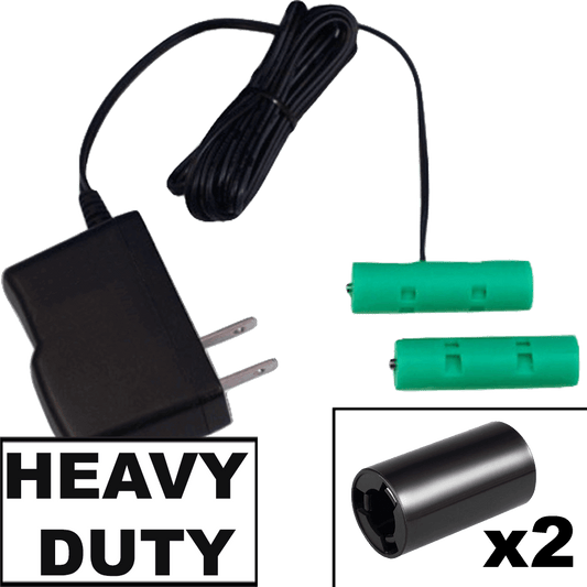 2 C or 2 AA Cells, 3VDC - AC Power Source - C/AA Eliminator - Battery Replacement - Battery Eliminator Store - aa battery eliminator, battery eliminator store, 9 volt battery eliminator, d cell battery eliminator, 9v battery eliminator, aaa battery eliminator, usb battery eliminator, replace 4 aa batteries with ac adapter, d battery eliminator, dummy aa battery with leads, aa battery eliminator power adapter, 9 volt battery adapter Edit alt text  Edit alt text