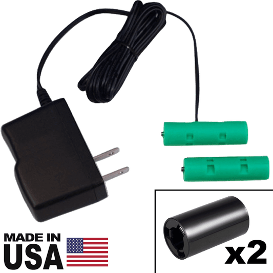 2 C or 2 AA Battery Eliminator - 3 Volts - AC Powered (120VAC only) - Battery Eliminator Store - Battery Replacement, aa battery to ac power, aaa to ac power, dc power, battery to usb, 9 volt battery to ac power, ac power adapter, 2 aa to ac power, 4 aa to ac power, 3 aaa to ac power, 9v to ac power, ac power supply adapter, cr123a, dummy cell, active cell, battery eliminator, replace battery, eliminate battery, remove battery, convert aa to ac power, 6 aa battery, 2 aa battery, 4 aa battery, 9