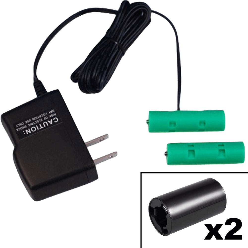 2 C or 2 AA Cells, 3VDC - AC Power Source - C/AA Eliminator - Battery Replacement - Battery Eliminator Store - aa battery eliminator, battery eliminator store, 9 volt battery eliminator, d cell battery eliminator, 9v battery eliminator, aaa battery eliminator, usb battery eliminator, replace 4 aa batteries with ac adapter, d battery eliminator, dummy aa battery with leads, aa battery eliminator power adapter, 9 volt battery adapter