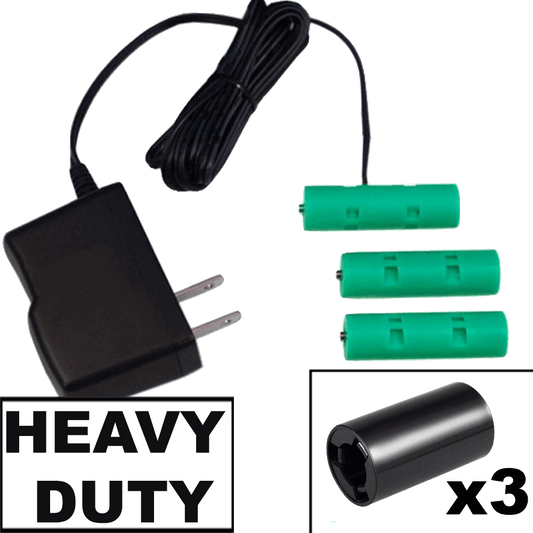 3 C or 3 AA Cells, 4.5VDC - AC Power Source - C/AA Eliminator - Battery Replacement - Battery Eliminator Store - aa battery eliminator, battery eliminator store, 9 volt battery eliminator, d cell battery eliminator, 9v battery eliminator, aaa battery eliminator, usb battery eliminator, replace 4 aa batteries with ac adapter, d battery eliminator, dummy aa battery with leads, aa battery eliminator power adapter, 9 volt battery adapter  Edit alt text