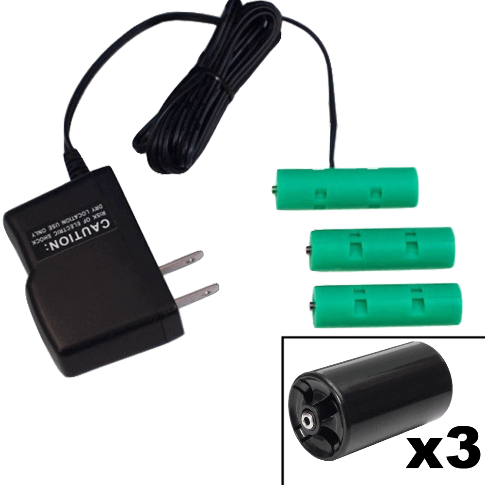 3 D or 3 AA Cells, 4.5VDC - AC Power - D/AA Eliminator - Battery Replacement - Battery Eliminator Store - aa battery eliminator, battery eliminator store, 9 volt battery eliminator, d cell battery eliminator, 9v battery eliminator, aaa battery eliminator, usb battery eliminator, replace 4 aa batteries with ac adapter, d battery eliminator, dummy aa battery with leads, aa battery eliminator power adapter, 9 volt battery adapter