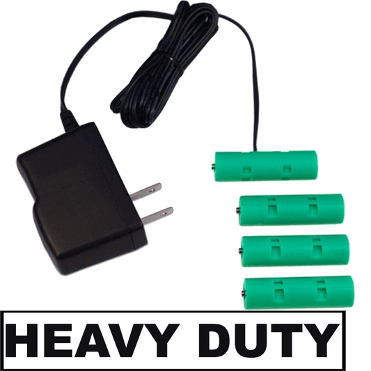 4 AA Battery Eliminator - Heavy Duty (3 Amps) 6 Volts - AC Powered-AA Battery Eliminators-Battery Eliminator Store-BE-4AA-AC-3A-aa battery replacement, aa to ac power, aa to dc power, plug in battery, plug in aa battery, rechargeable aa battery, ac battery aa, power battery, aa to usb power, usb aa battery, aa to dc power, 4 aa battery eliminator, battery substitute