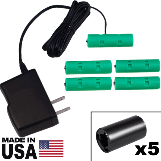 5 C Battery Eliminator Kit - 7.5 Volts - AC Powered - Battery Eliminator Store - Battery Replacement, aa battery to ac power, aaa to ac power, dc power, battery to usb, 9 volt battery to ac power, ac power adapter, 2 aa to ac power, 4 aa to ac power, 3 aaa to ac power, 9v to ac power, ac power supply adapter, cr123a, dummy cell, active cell, battery eliminator, replace battery, eliminate battery, remove battery, convert aa to ac power, 6 aa battery, 2 aa battery, 4 aa battery, 9 volt ac, 120v ba