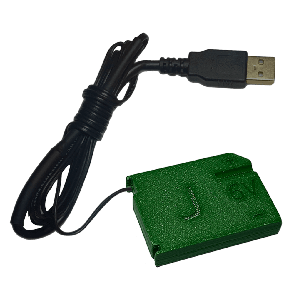 J Battery Eliminator, 1 Battery, 6 Volts - USB Powered - Battery Eliminator Store - Battery Replacement, aa battery to ac power, aaa to ac power, dc power, battery to usb, 9 volt battery to ac power, ac power adapter, 2 aa to ac power, 4 aa to ac power, 3 aaa to ac power, 9v to ac power, ac power supply adapter, cr123a, dummy cell, active cell, battery eliminator, replace battery, eliminate battery, remove battery, convert aa to ac power, 6 aa battery, 2 aa battery, 4 aa battery, 9 volt ac, 120v