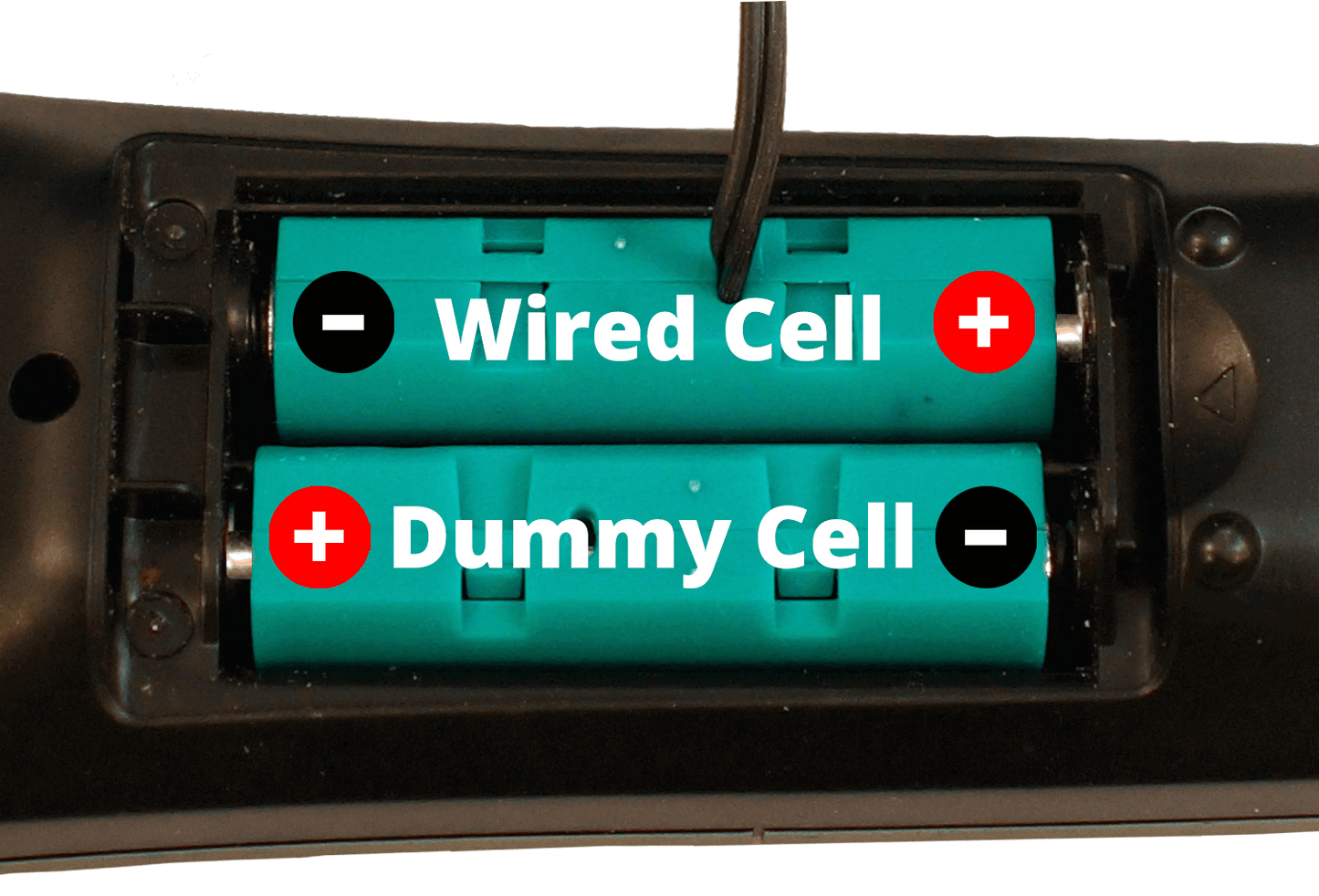 AA Battery Dummy Shorted Cell - Reduce voltage or complete series circuit - "fake battery"-AA Battery Eliminators-Battery Eliminator Store-AA-DUMMY-aa battery replacement, aa to ac power, aa to dc power, plug in battery, plug in aa battery, rechargeable aa battery, ac battery aa, power battery, aa to usb power, usb aa battery, aa to dc power, 4 aa battery eliminator, battery substitute