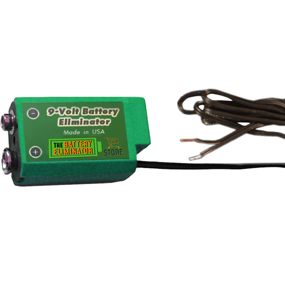 9 Volt Wired/Active Cell - (provides positive and negative terminal access) - Battery Eliminator Store - Battery Replacement, aa battery to ac power, aaa to ac power, dc power, battery to usb, 9 volt battery to ac power, ac power adapter, 2 aa to ac power, 4 aa to ac power, 3 aaa to ac power, 9v to ac power, ac power supply adapter, cr123a, dummy cell, active cell, battery eliminator, replace battery, eliminate battery, remove battery, convert aa to ac power, 6 aa battery, 2 aa battery, 4 aa bat