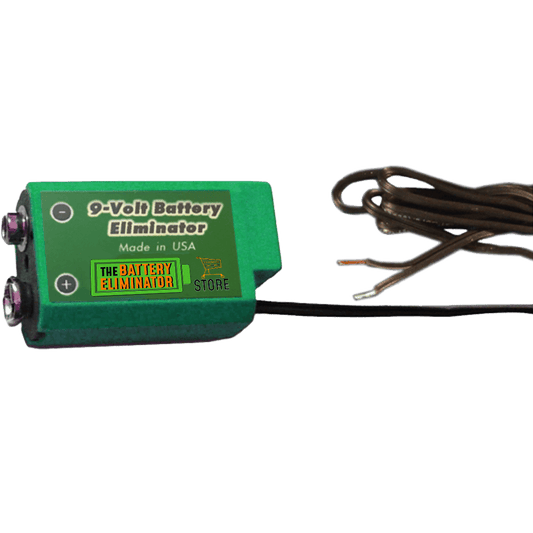 9 Volt Wired/Active Cell - (provides positive and negative terminal access) - Battery Eliminator Store - Battery Replacement, aa battery to ac power, aaa to ac power, dc power, battery to usb, 9 volt battery to ac power, ac power adapter, 2 aa to ac power, 4 aa to ac power, 3 aaa to ac power, 9v to ac power, ac power supply adapter, cr123a, dummy cell, active cell, battery eliminator, replace battery, eliminate battery, remove battery, convert aa to ac power, 6 aa battery, 2 aa battery, 4 aa bat
