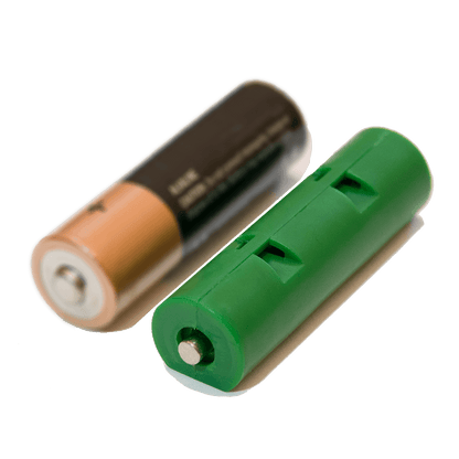 AA Battery Dummy Shorted Cell - Reduce voltage or complete series circuit - "fake battery"-AA Battery Eliminators-Battery Eliminator Store-AA-DUMMY-aa battery replacement, aa to ac power, aa to dc power, plug in battery, plug in aa battery, rechargeable aa battery, ac battery aa, power battery, aa to usb power, usb aa battery, aa to dc power, 4 aa battery eliminator, battery substitute