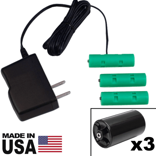 3 D or 3 AA Battery Eliminator - 4.5 Volts - AC Powered - Battery Eliminator Store - Battery Replacement, aa battery to ac power, aaa to ac power, dc power, battery to usb, 9 volt battery to ac power, ac power adapter, 2 aa to ac power, 4 aa to ac power, 3 aaa to ac power, 9v to ac power, ac power supply adapter, cr123a, dummy cell, active cell, battery eliminator, replace battery, eliminate battery, remove battery, convert aa to ac power, 6 aa battery, 2 aa battery, 4 aa battery, 9 volt ac, 120
