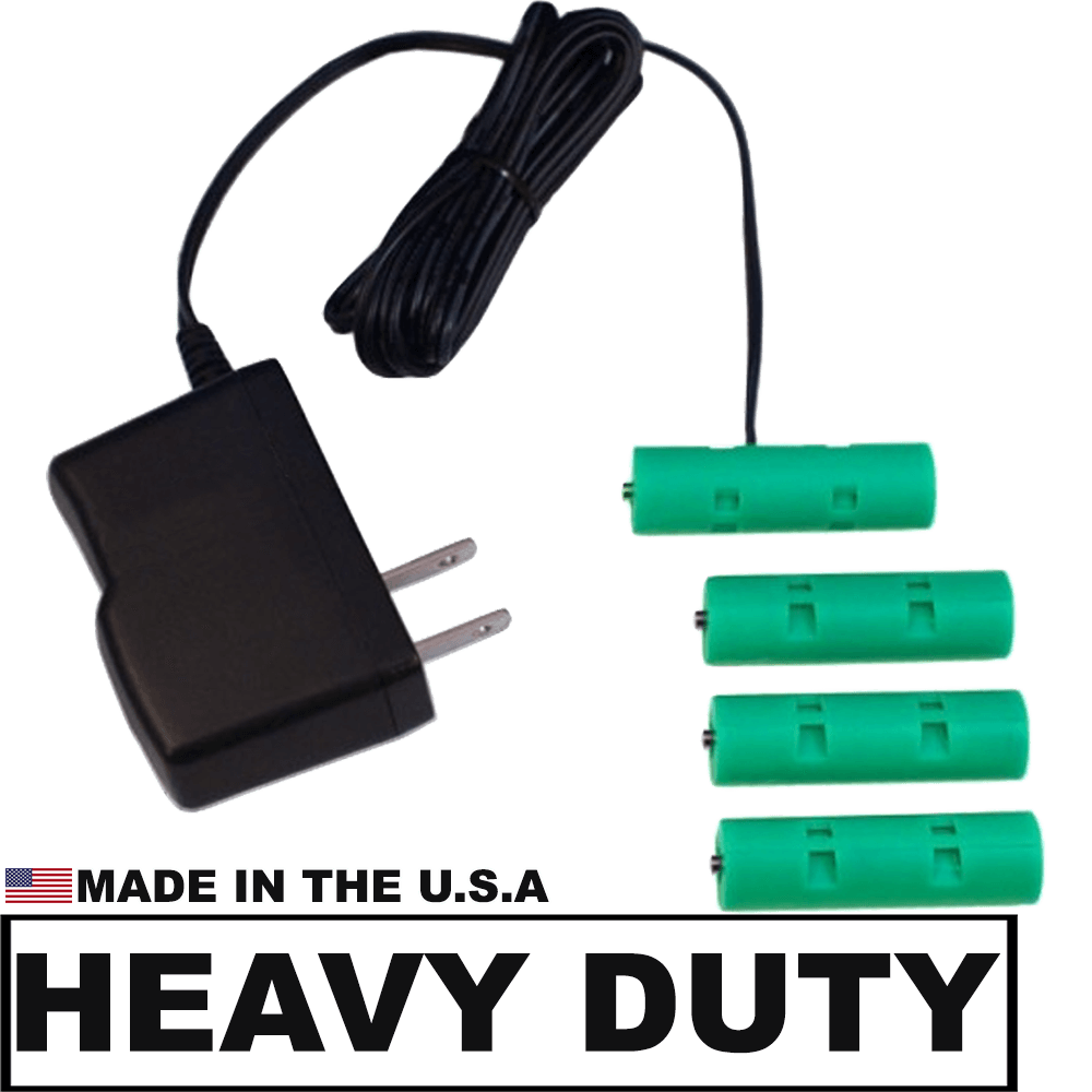 4 AA Battery Eliminator - Heavy Duty (3 Amps) 6 Volts - AC Powered-AA Battery Eliminators-Battery Eliminator Store-BE-4AA-AC-3A-aa battery replacement, aa to ac power, aa to dc power, plug in battery, plug in aa battery, rechargeable aa battery, ac battery aa, power battery, aa to usb power, usb aa battery, aa to dc power, 4 aa battery eliminator, battery substitute
