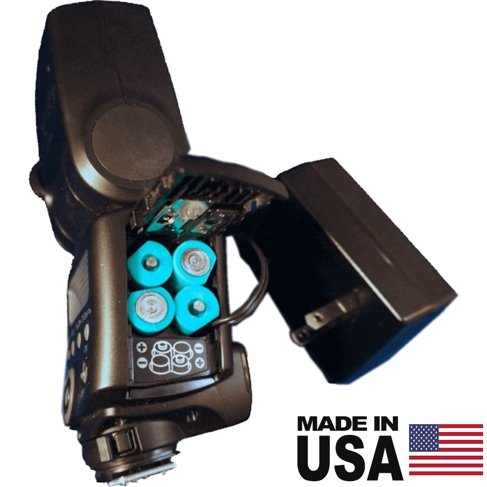 4 AA Battery Eliminator, Speedlight Photography Flash - AC Powered (worldwide compatible)-AA Battery Eliminators-Battery Eliminator Store-BE-4AA-AC-SLF-INTL-aa battery replacement, aa to ac power, aa to dc power, plug in battery, plug in aa battery, rechargeable aa battery, ac battery aa, power battery, aa to usb power, usb aa battery, aa to dc power, 4 aa battery eliminator, battery substitute