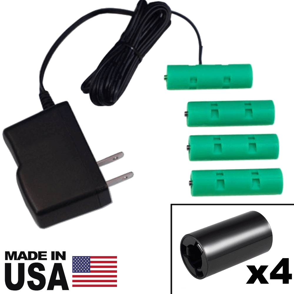 Battery Eliminator, 4 C or 4AA Battery Replacement - AC Power