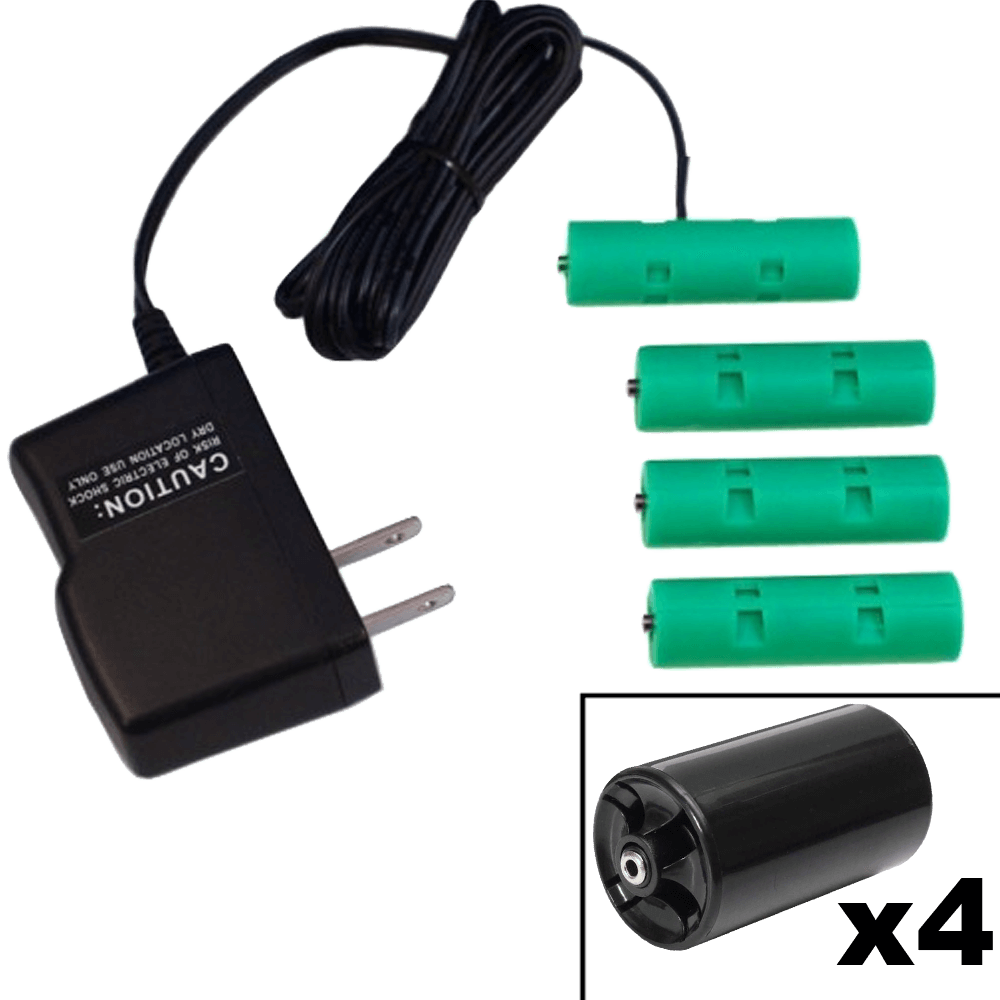 4 D or 4 AA Cells, 6VDC - AC Power - D/AA Eliminator - Battery Replacement - Battery Eliminator Store - aa battery eliminator, battery eliminator store, 9 volt battery eliminator, d cell battery eliminator, 9v battery eliminator, aaa battery eliminator, usb battery eliminator, replace 4 aa batteries with ac adapter, d battery eliminator, dummy aa battery with leads, aa battery eliminator power adapter, 9 volt battery adapter
