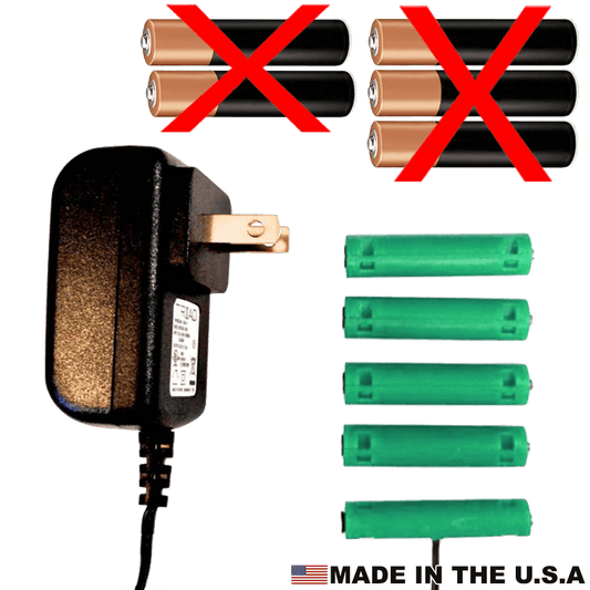 5 AAA Cells, 7.5VDC - AC Source - Battery Eliminator - Battery Replacement - Battery Eliminator Store - aa battery eliminator, battery eliminator store, 9 volt battery eliminator, d cell battery eliminator, 9v battery eliminator, aaa battery eliminator, usb battery eliminator, replace 4 aa batteries with ac adapter, d battery eliminator, dummy aa battery with leads, aa battery eliminator power adapter, 9 volt battery adapter